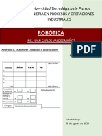 Actividad II. Manejo de Comandos e Instrucciones