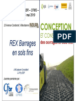 REX Barrages en Sols Fins: Conception