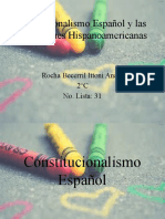 Constitucionalismo Español y Las Revoluciones Hispanoamericanas