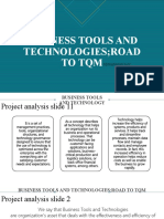 3 Business Tools and Technology As Road To TQM