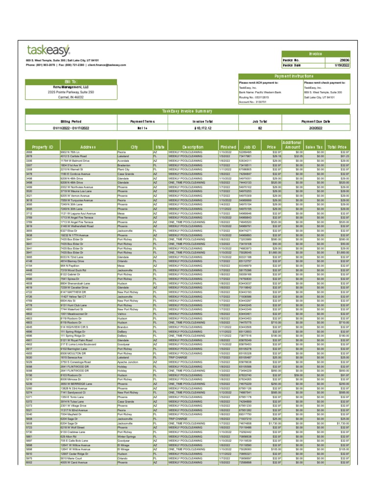 01192022_Renu Property Management LLC Pool Invoice PDF Money
