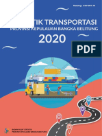 Statistik Transportasi Provinsi Kepulauan Bangka Belitung 2020