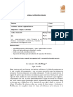 Evaluación Unidad 0 1° Medio