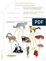 Interdependence and Food Webs