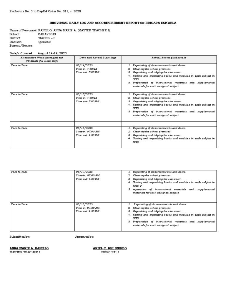 Legal Basis Of Brigada Eskwela