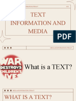 Text Information and Media