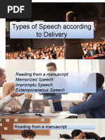 14types of Speech According To Delivery