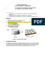 1ra Guia Estudio Independiente, Biología