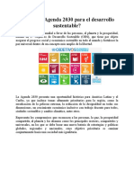 Qué Es La Agenda 2030 para El Desarrollo Sustentable