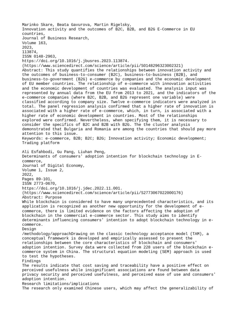 ScienceDirect Citations 1693286341478 PDF E Commerce Supply Chain