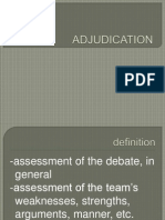 Adjudication