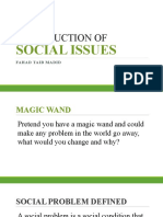 Introduction of Social Issues-Fahad T. Madid