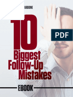 10 Biggest Follow Up Mistakes Ebook