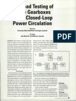 Full-Load Testing of Large Gearbox Using Close-Loop Criculation Power