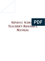 Sunday School Teacher Resource Manual