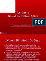 .1 Iktisat Ve Iktisat Bilimi