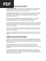 Relieve y Biodiversidad del Norte Grande de Chile | PDF | Andes | Chile