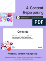 AI Content Repurposing How To Transform Existing Content Into New Formats Fast