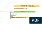 Tds & Vds Calculation