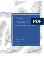 Thayer Consultancy Monthly Report August 2023