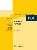 (Ergebnisse Der Mathematik Und Ihrer Grenzgebiete. 3. Folge A Series of Modern Surveys in Mathematics) Luis Ribes, Pavel Zalesskii (Auth.) - Profinite groups-Springer-Verlag Berlin Heidelberg (2010)