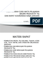 MGMP Dan Rapat Kerja TKJ