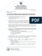 DM No. 200, s. 2023 - Call for the Submission of Basic-Applied and Action Research Proposals for Funding under the Special Education Fund (SEF)