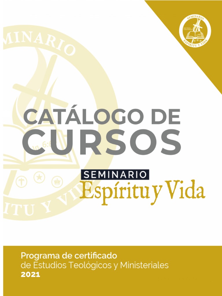 SLS Course Catalog Latest 5 10 21 PDF Seminario Deshonestidad