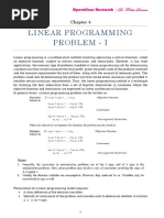 Chapter 4 Linear Programming Problems - I 2023