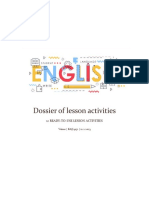 Dossier of Lesson Activities