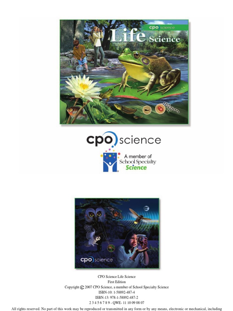 Scott Eddleman - Life Science (Cpo Science) (2007) - Libgen - Li | PDF