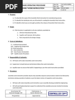 NT-DeS-SOP01 SOP for Assy Work Instruction