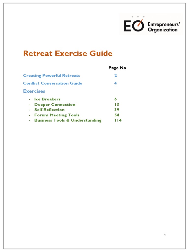Powerful Retreat Planning Guide | PDF | Facilitator | Thought