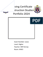 Tadhg Murray LC Construction Studies Portfolio 2024