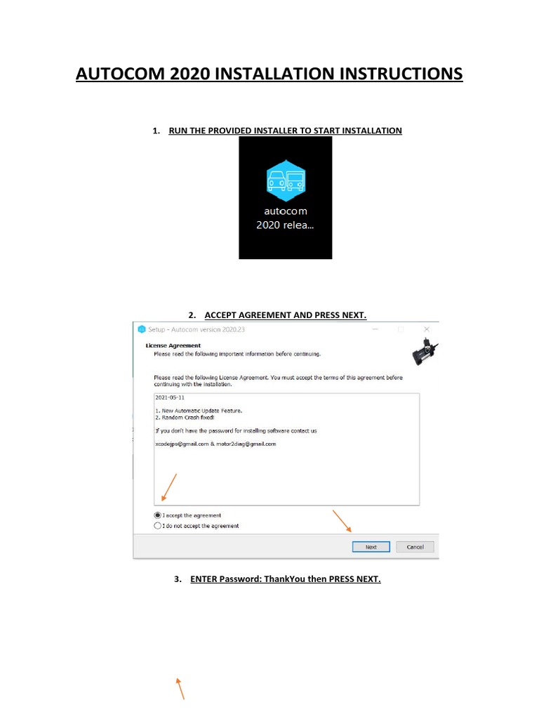 Autocom 2020 Installation Guide | PDF