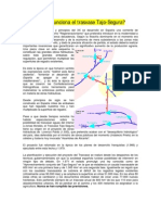 Funcionamiento Trasvase Tajo - Segura