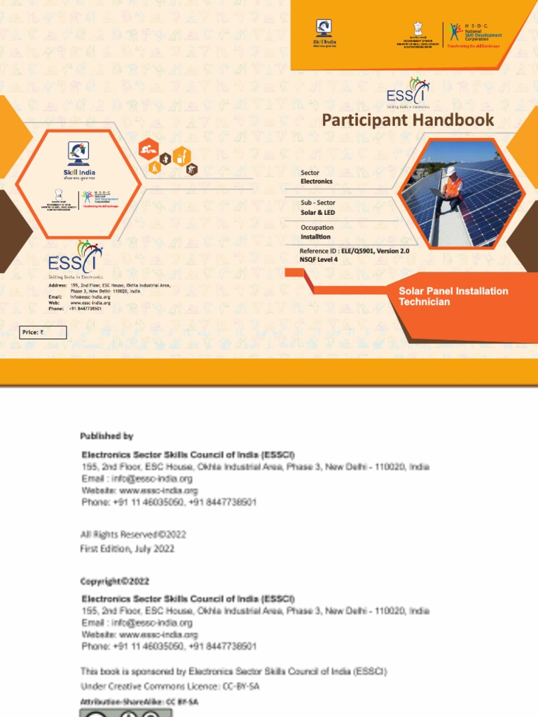 Solar Panel Installation Technician PDF Photovoltaic System Solar