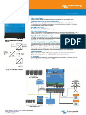 Maximum input current for SmartSolar MPPT RS 450