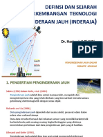 Sejarah Dan Perkembangan Penginderaan Jauh