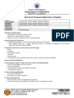 Action Research Proposal Template