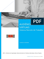 Audiencia Virtual Sistema Remoto Trabalho