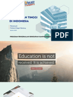 Sistem Pendidikan Tinggi Di Indonesia - Managhata 2023