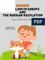 Socialism in Europe and The Russian Revolution - Shobhit Nirwan