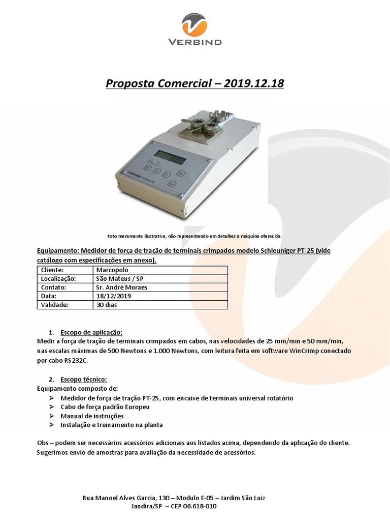 PT-25 Pull Tester - Schleuniger | PDF | Economias