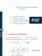 Chapitre 2 -Systèmes à réaction en chaîne et réacteurs