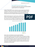 Ampere Analysis Global Games Market Forecast To Decline in 2022 050722