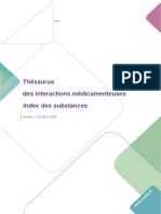 Thesaurus Index Des Substances 20102020