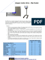 5311 Data Sheet Dip Coater RDC15