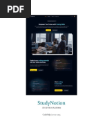 StudyNotion Project Description