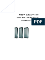 MGE™ Galaxy™ 3500 10-40 kVA 380/400/415 V 10-30 kVA 208/220 V